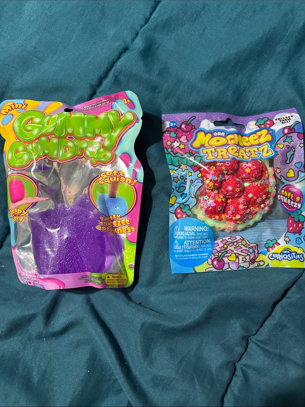 Gummy Gumdrop & Mocheez Treat soft Squish Kids Toy